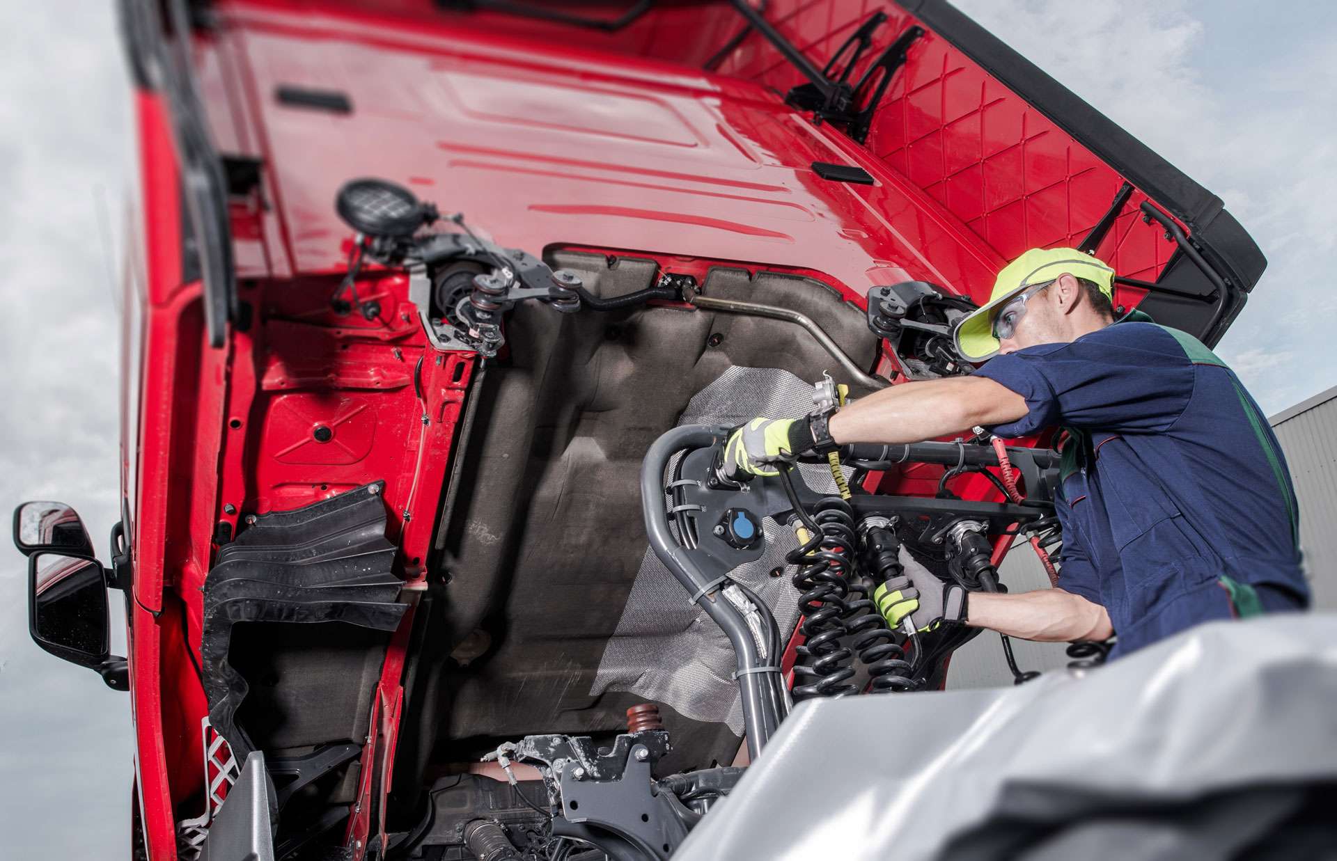 Mechanic Working Banner